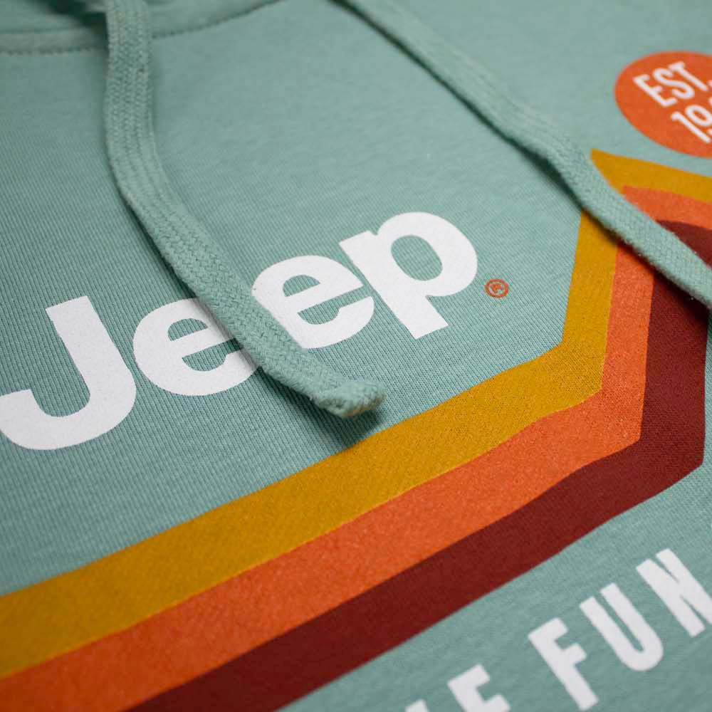 Ladies Jeep® Have Fun Out There French Terry Hoodie - Seafoam Green