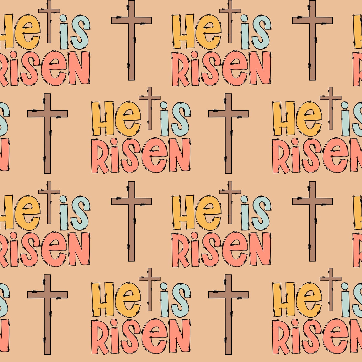 He is Risen leggings
