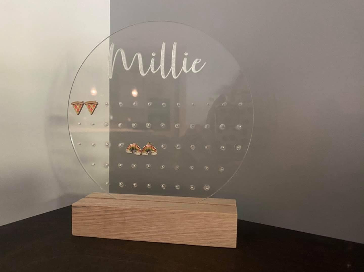 Custom Name Earring Holder (PREORDER- Arrives in 5 wks)