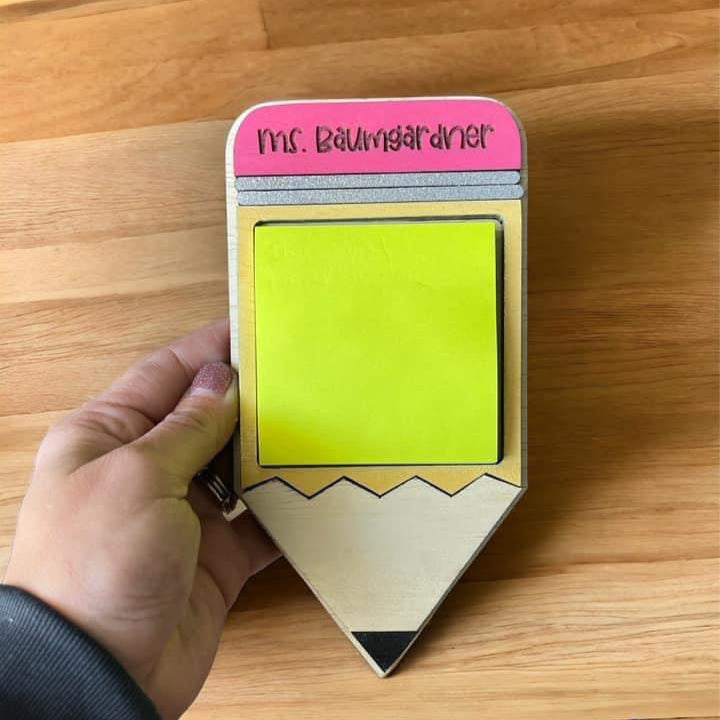 Personalized Note Holder (PREORDER - SHIPS IN 4-5 WEEKS)