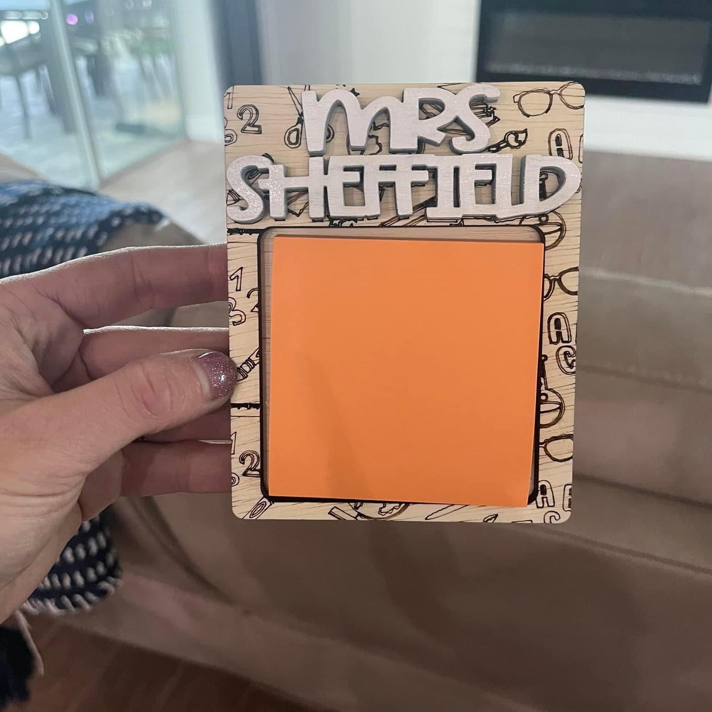 Personalized Note Holder (PREORDER - SHIPS IN 4-5 WEEKS)