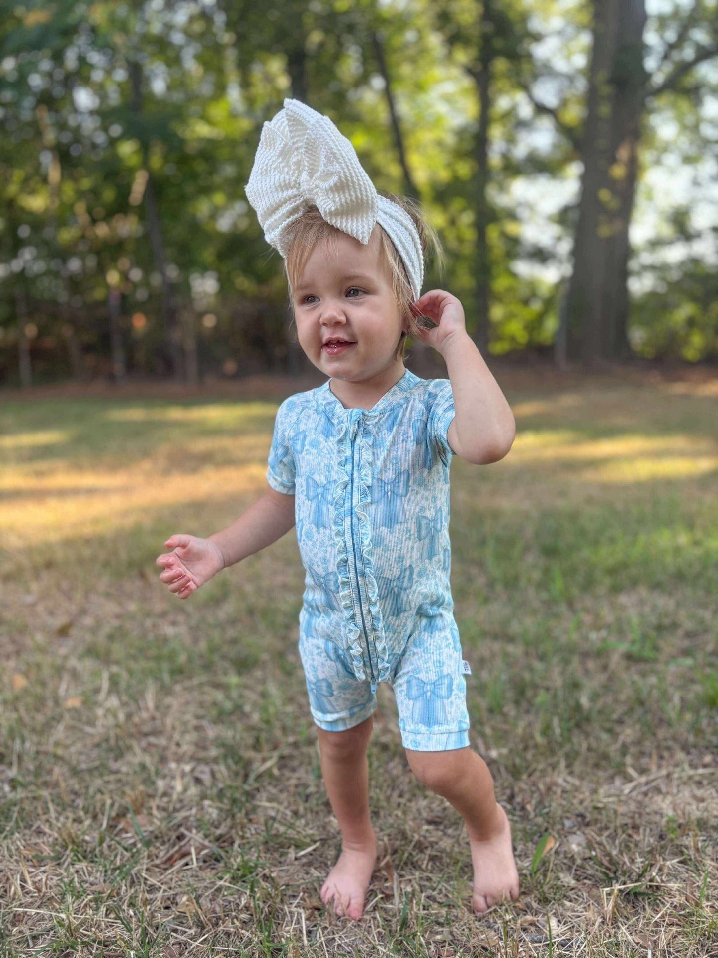 Blue Dream Dreams Bamboo Shortie Romper