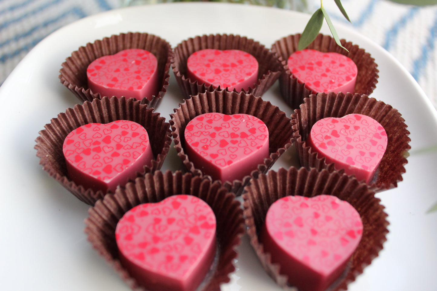 Heart Bonbons: Ruby Chocolate & Dulce De Leche