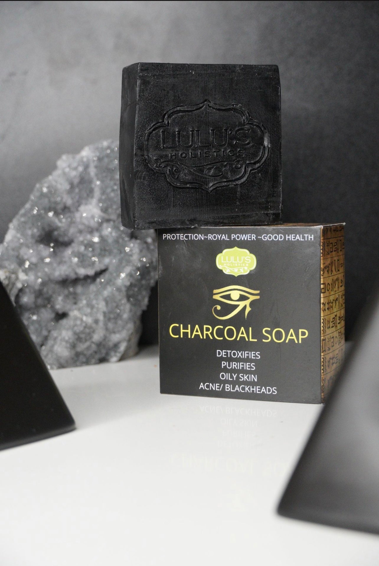 Charcoal  Peppermint Bar Soap for Detoxed, Refreshed, and Soothed Skin