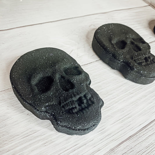 Halloween Skull Bath Bomb 5oz - Large Eucalyptus Spearmint Unisex Favor