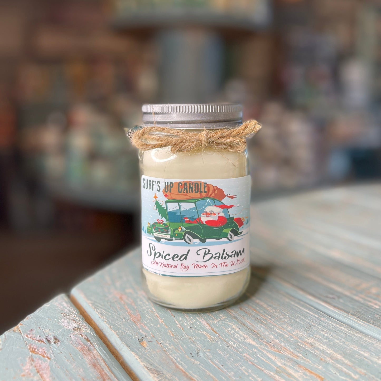 Spiced Balsam Mason Jar Candle - Vintage Collection