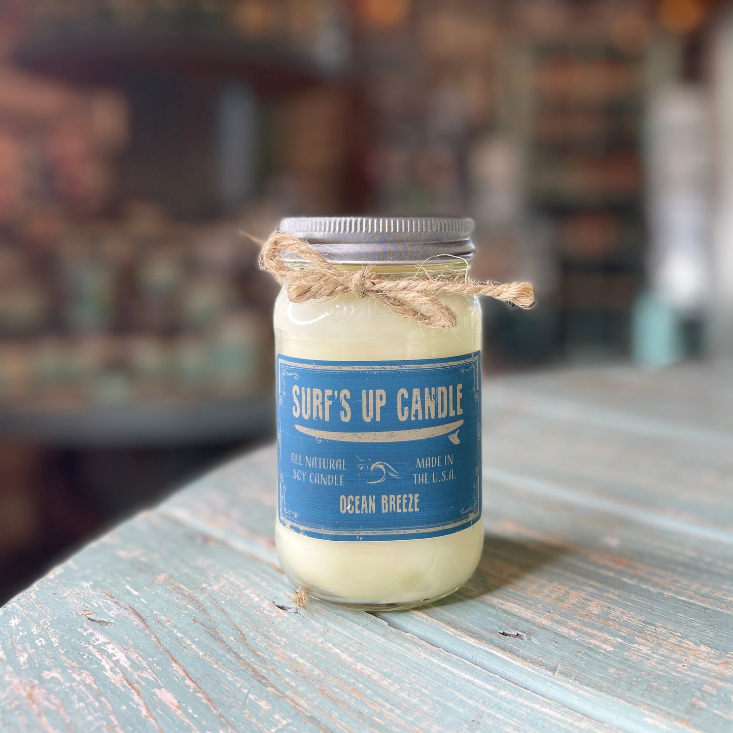 Ocean Breeze Mason Jar Candle - Original Collection