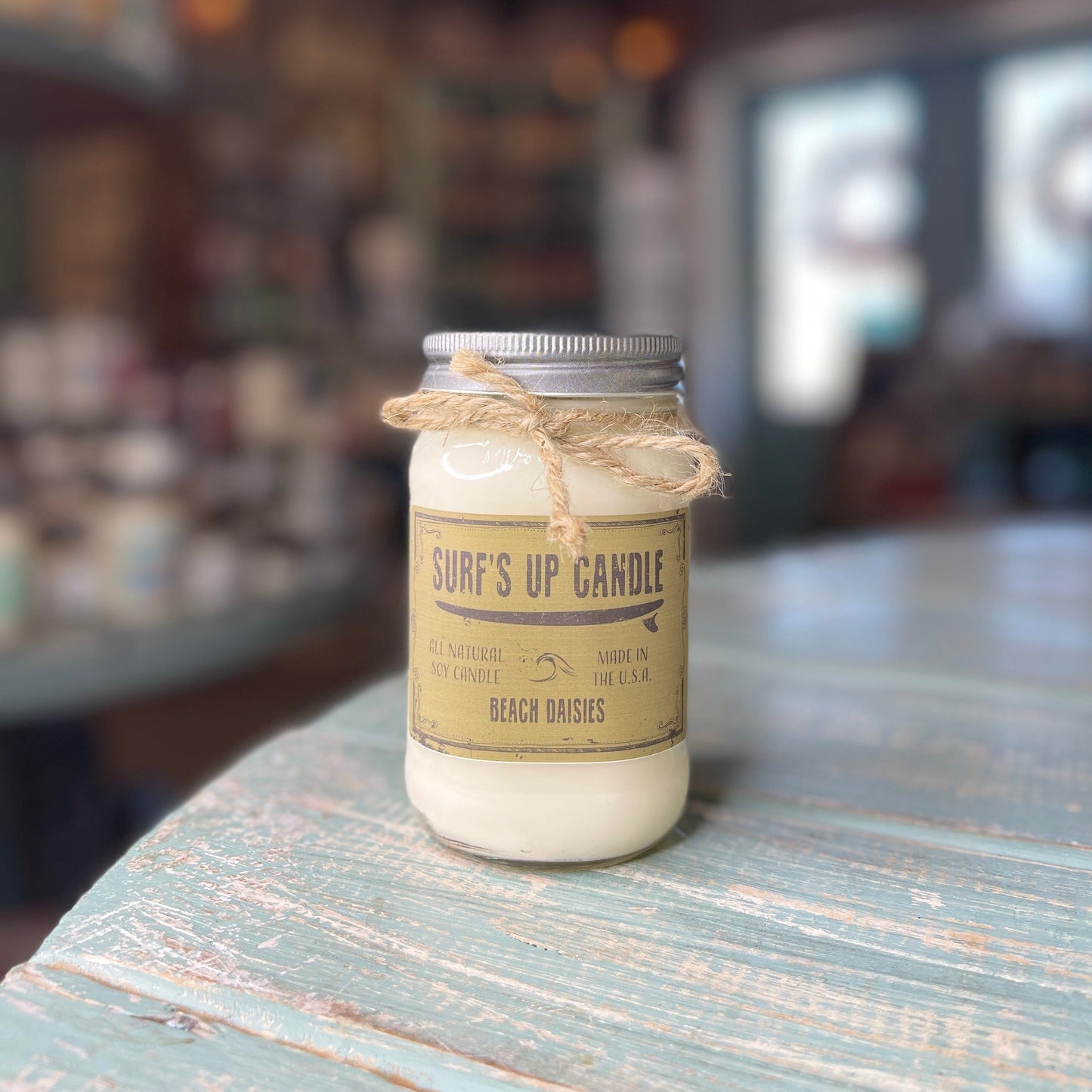 Beach Daisies Mason Jar Candle - Original Collection
