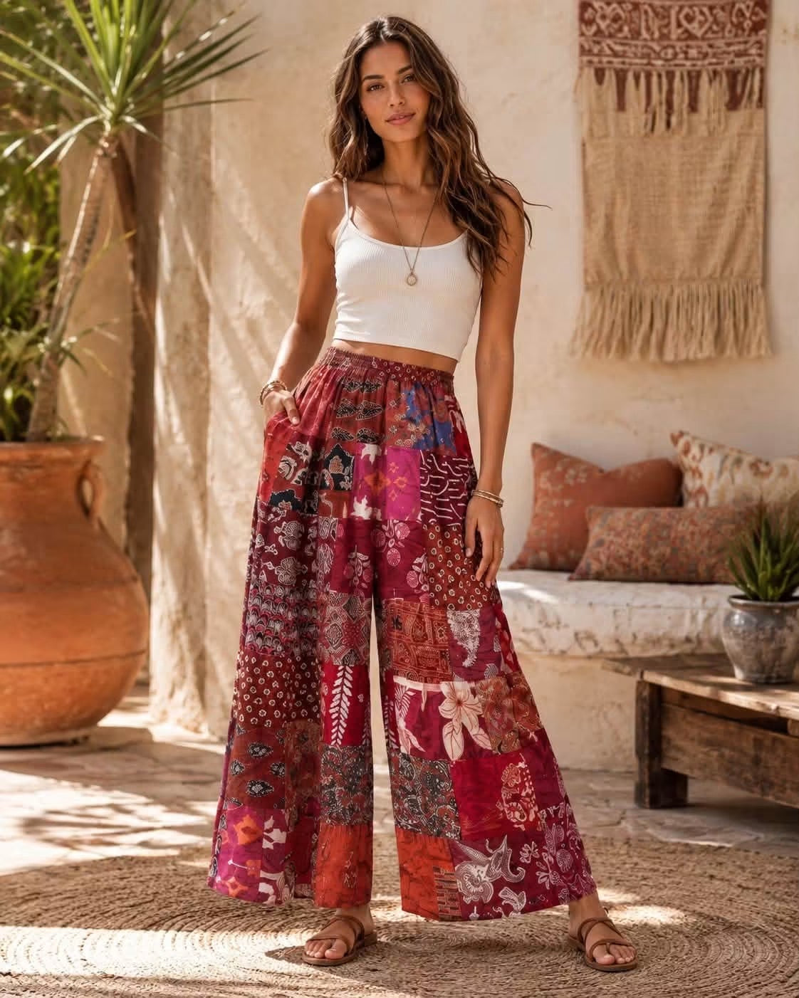 Patchwork Pants (PREORDER, ETA ~2-4 WEEKS)