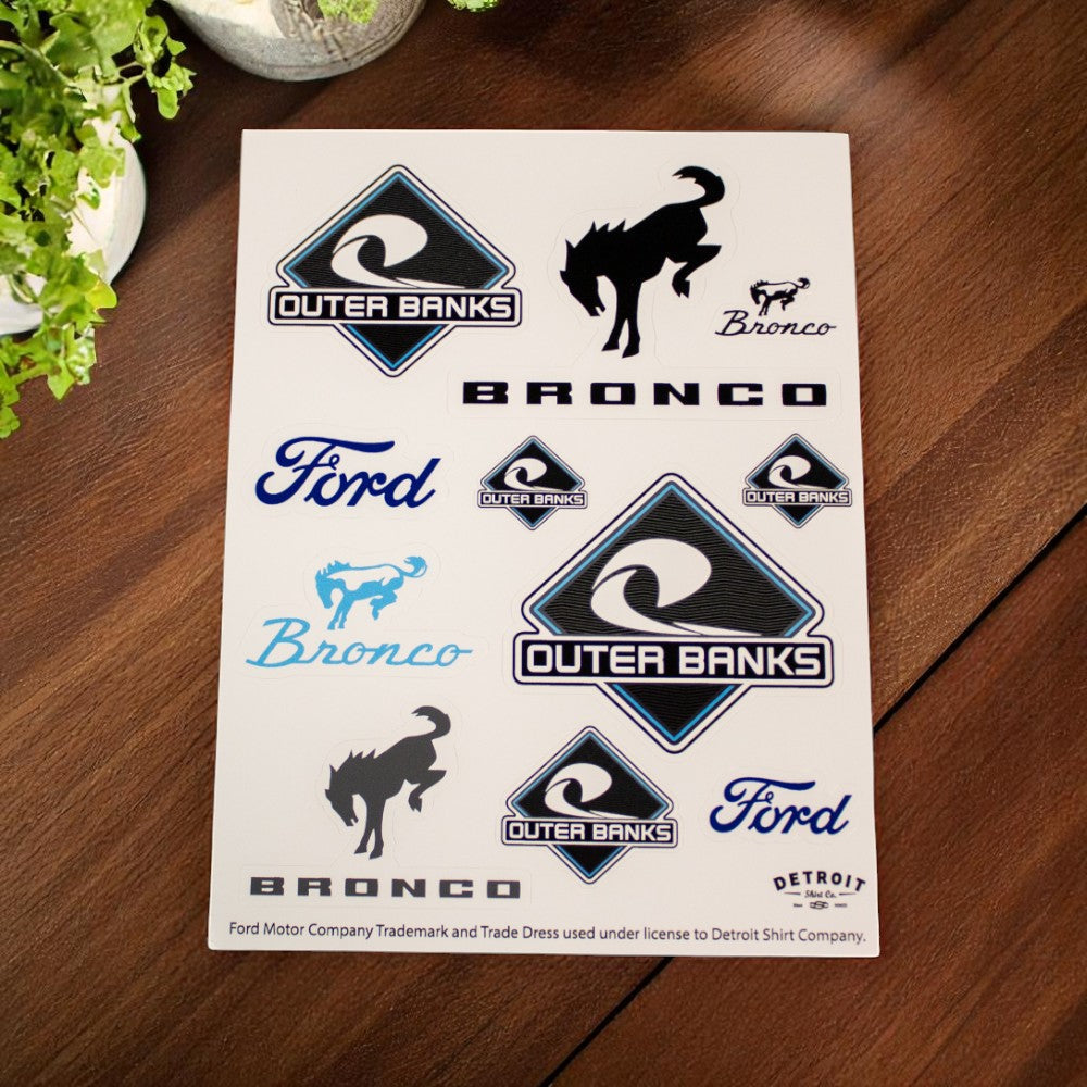 Sticker - Ford Bronco Outer Banks - Sheet