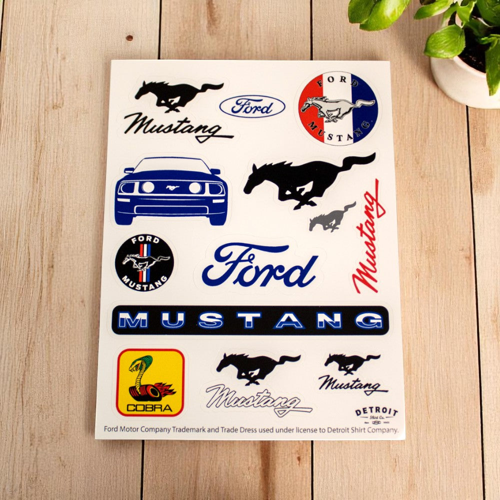 Sticker - Ford Mustang - Sheet