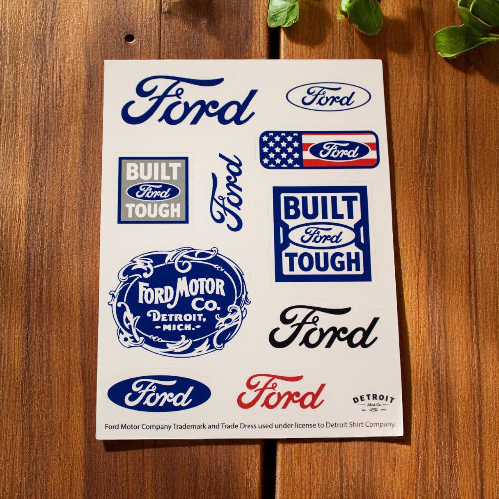 Sticker - Ford - Sheet