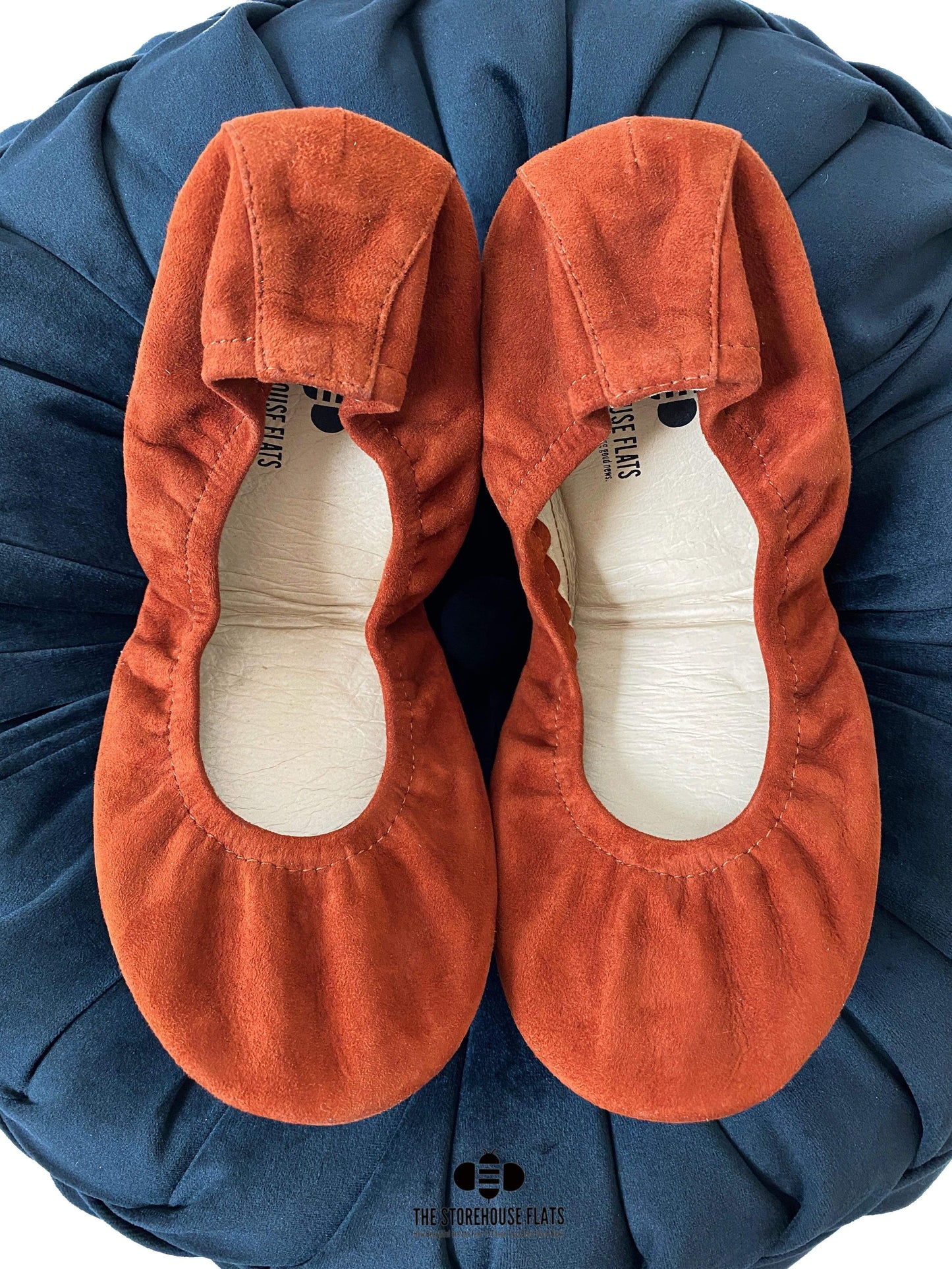 Burnt Orange Suede