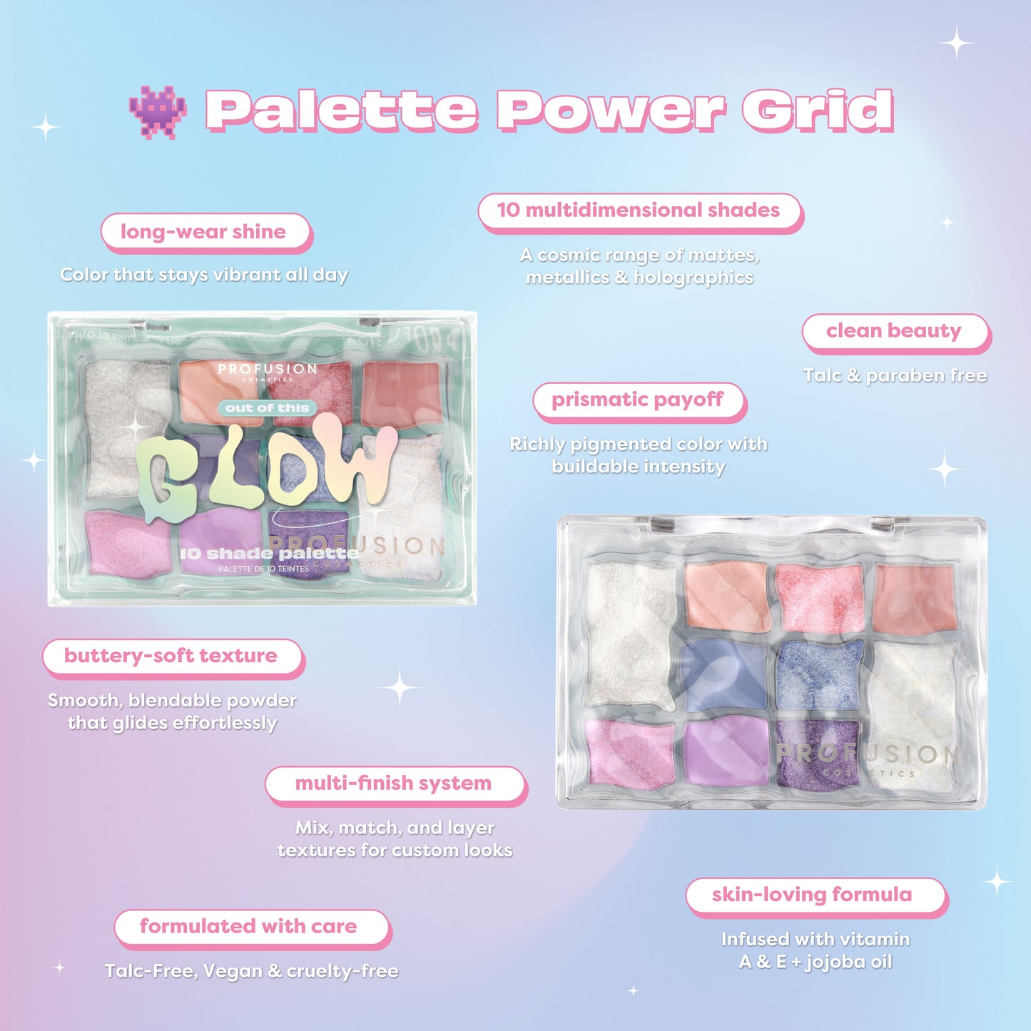 10 Shade Palette