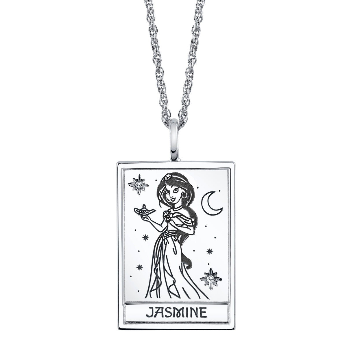 Disney X RockLove ALADDIN Jasmine Tablet Necklace