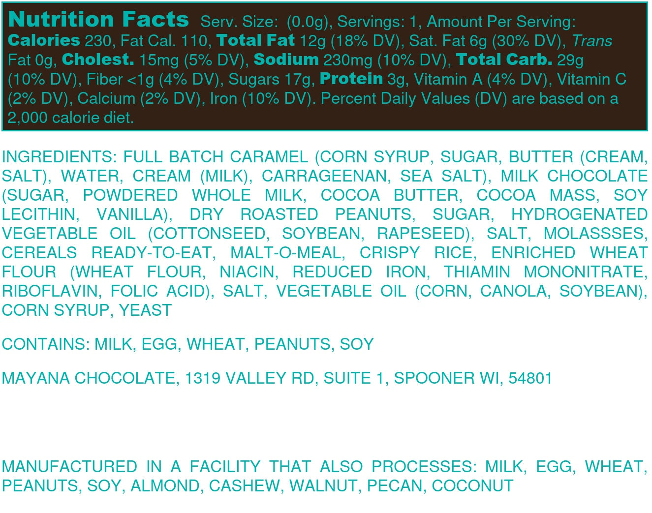 Kitchen Sink Mini Bar // 10 Count