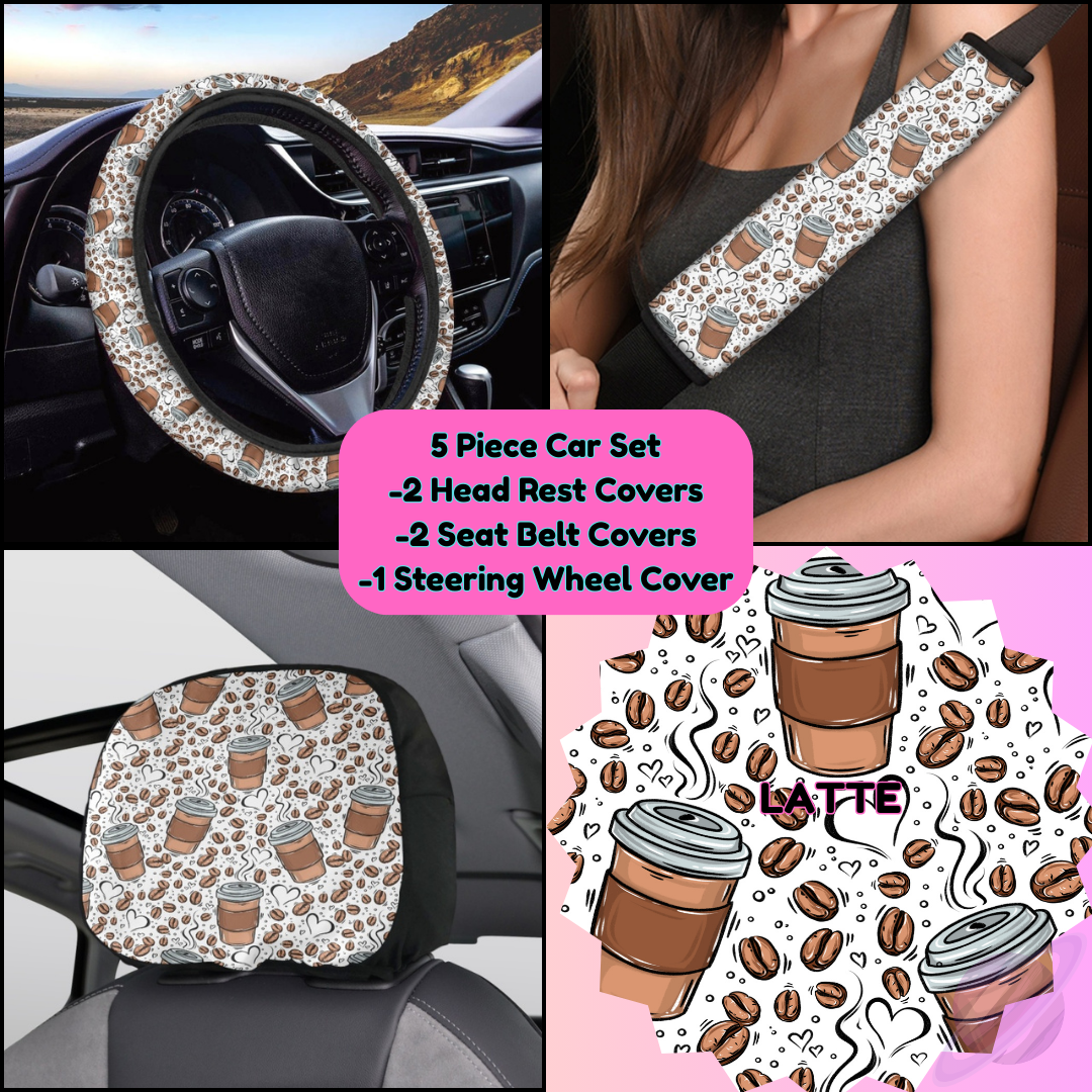5 PIECE CAR SET-LATTE-PREORDER CLOSING 9/5