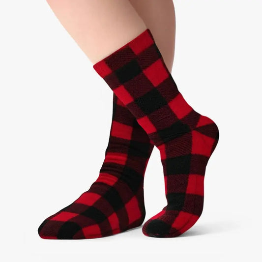 Kids' Fleece Socks - Lumberjack