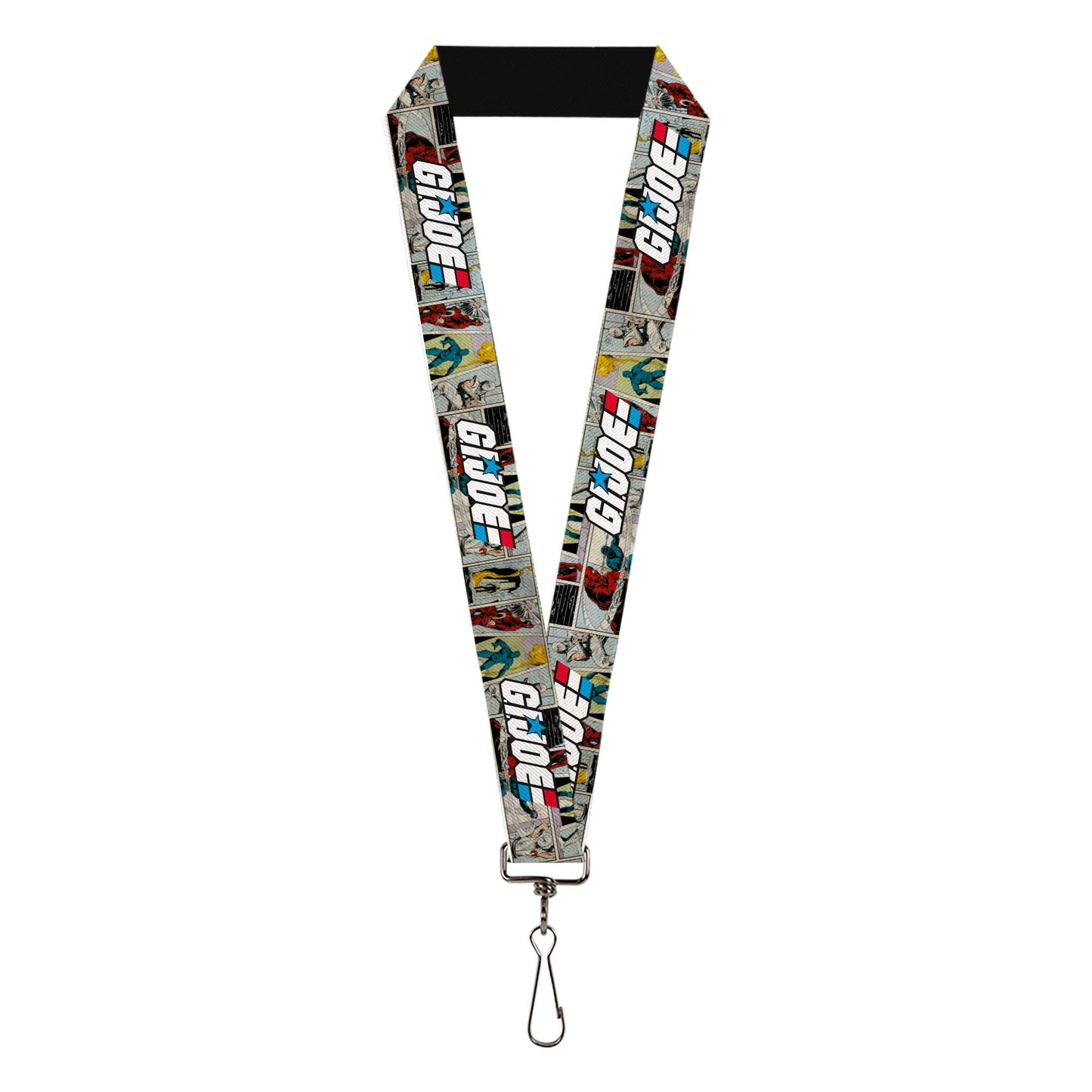Lanyard - 1.0" - GI JOE Title Logo and Comic Scene Blocks