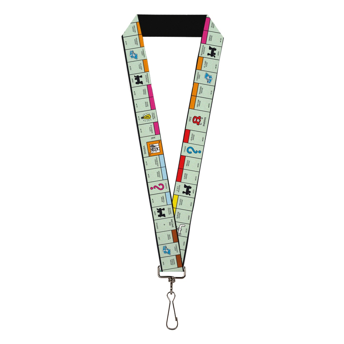 Lanyard - 1.0" - Monopoly Game Board Space Blocks
