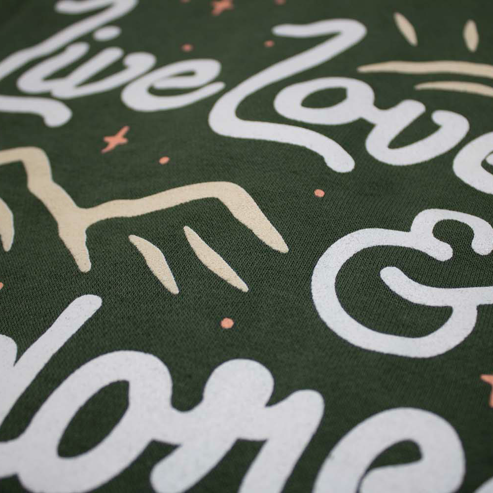 Ladies Jeep® Live Love Explore Zip-Hoodie - Olive Green-FINAL SALE