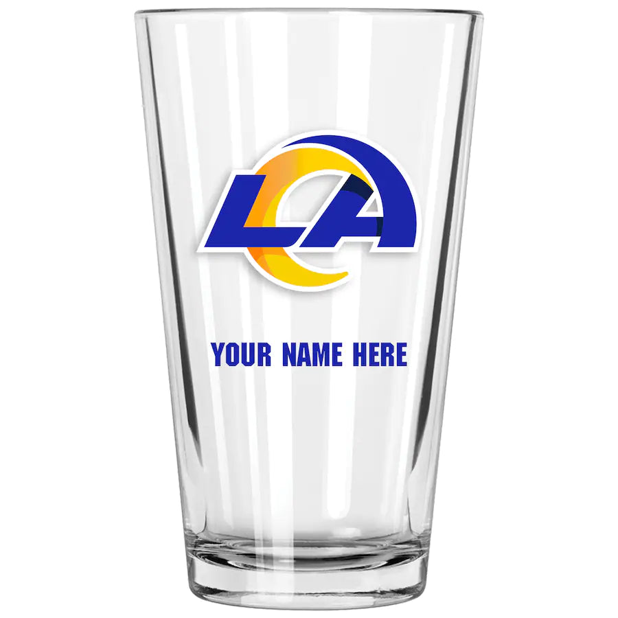 Los Angeles Rams 16 Oz. Gameday Pint Glasses Set