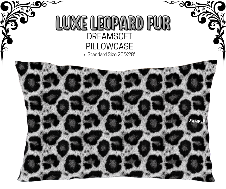 Luxe Leopard Fur Dreamsoft Pillowcases