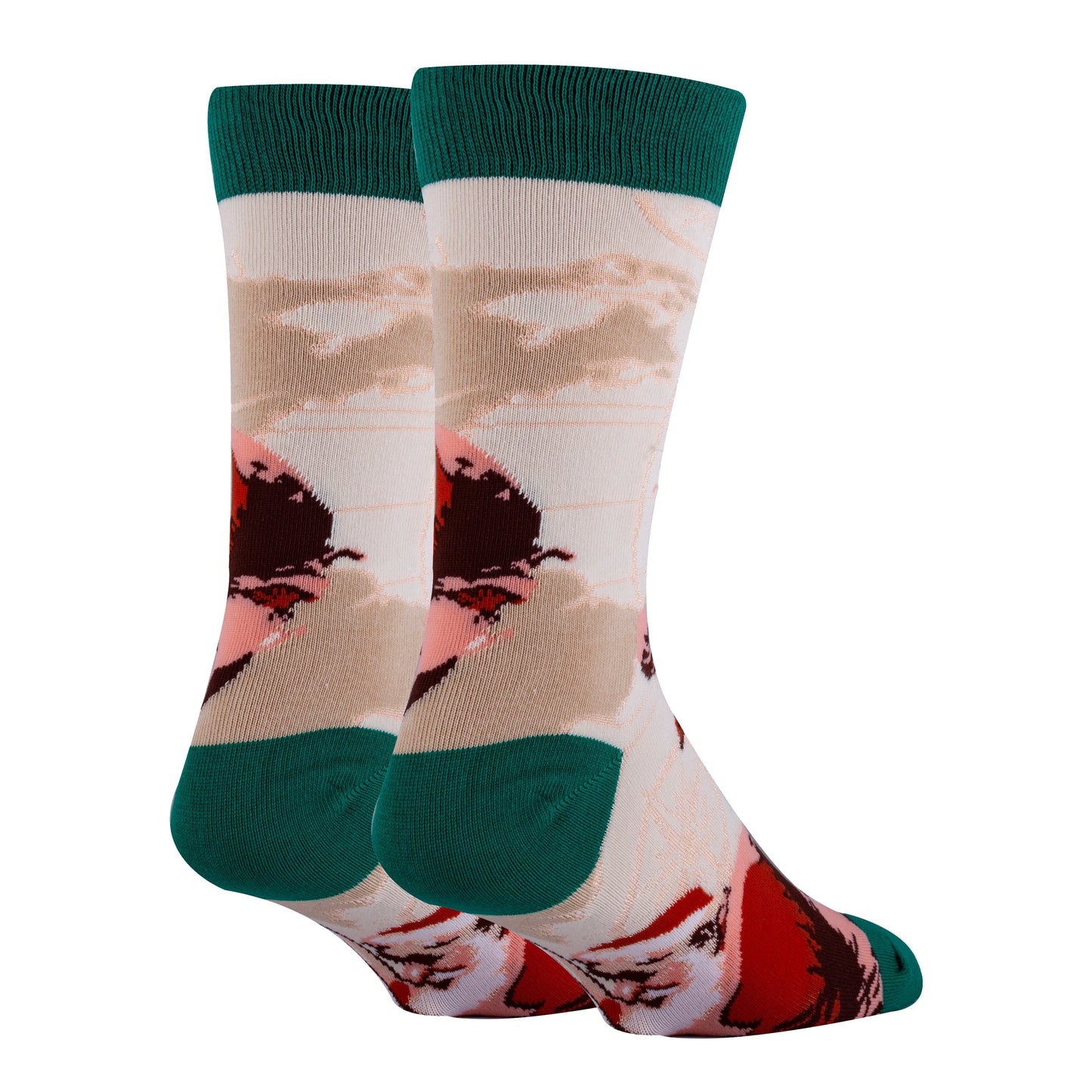 Men's Santa's Map Socks