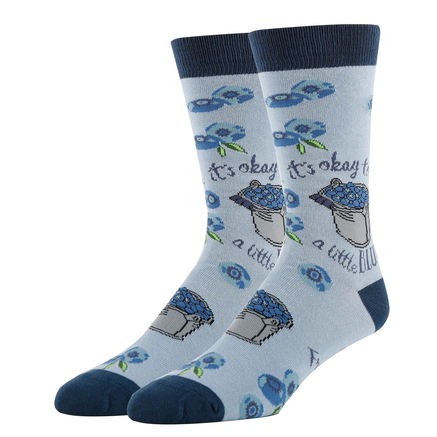Men's A Little Blue Socks