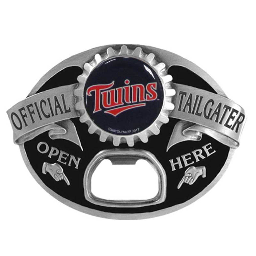 Minnesota Twins Tailgater Belt Buckle Bottle Opener