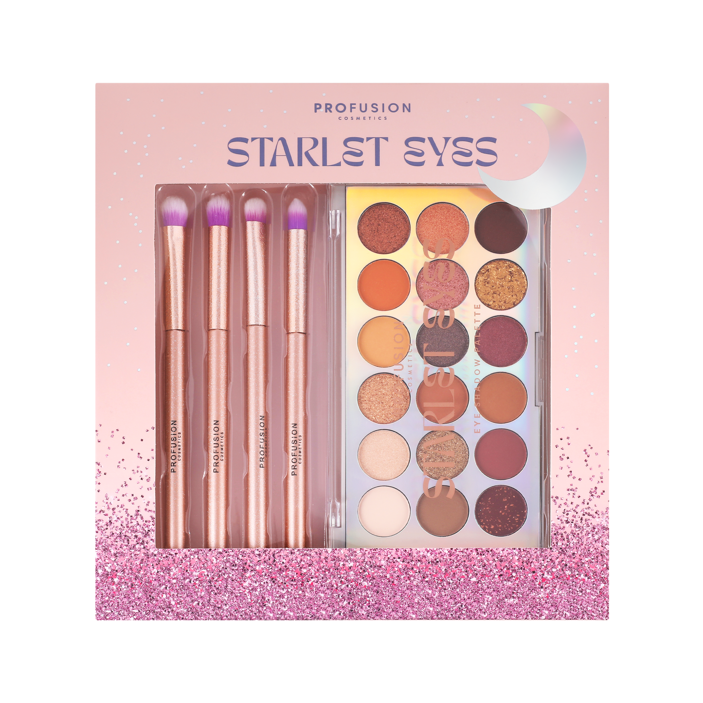 Starlet Eyes 5 PC Palette & Brush Set
