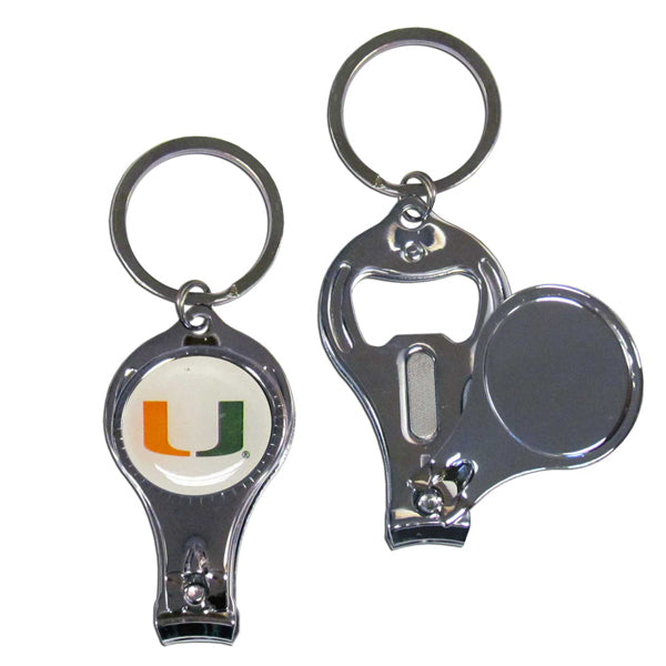 Miami Hurricanes 3 in 1 Keychain