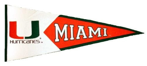 Miami Hurricanes Classic Pennant