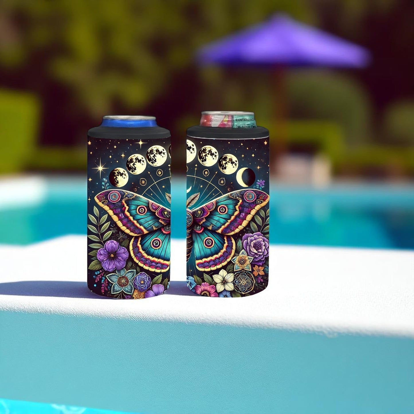 Celestial Moth 4-in-1 Can Cooler Cup
