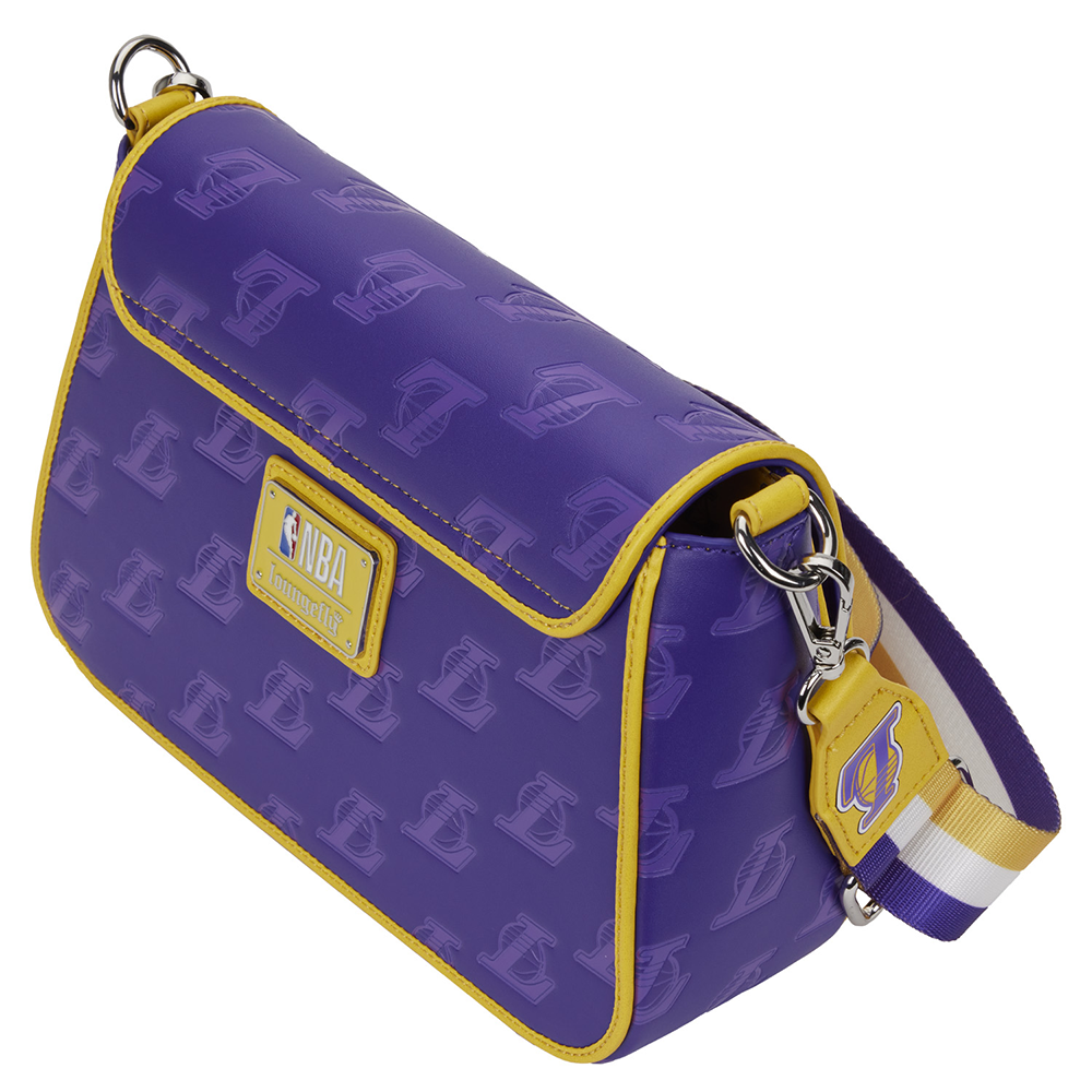 Loungefly: NBA LA Lakers Debossed Logo Crossbody Bag