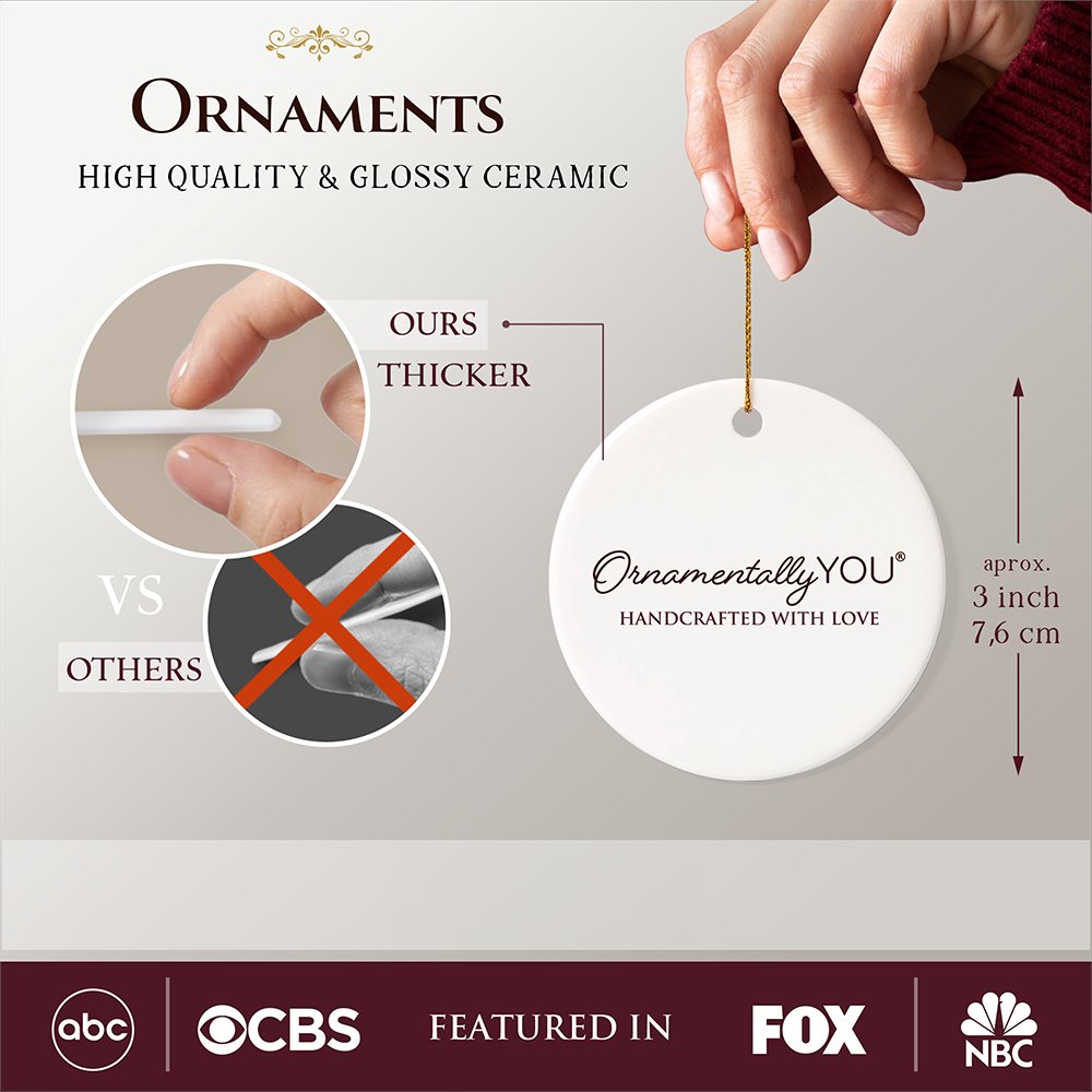 Santa’s Favorite Bank Manager Christmas Ornament