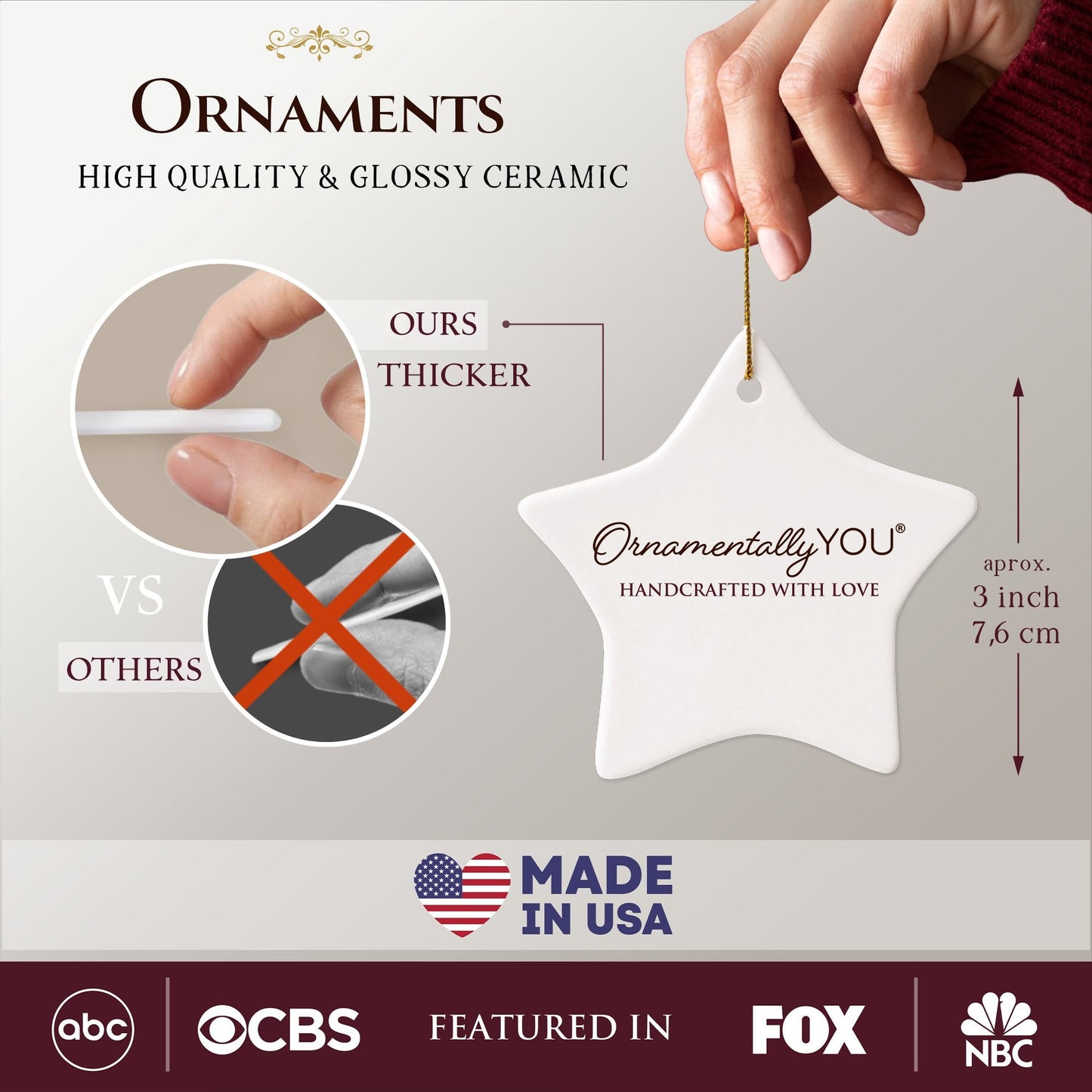He Gnomes if You’ve Been Naughty Funny Christmas Ornament