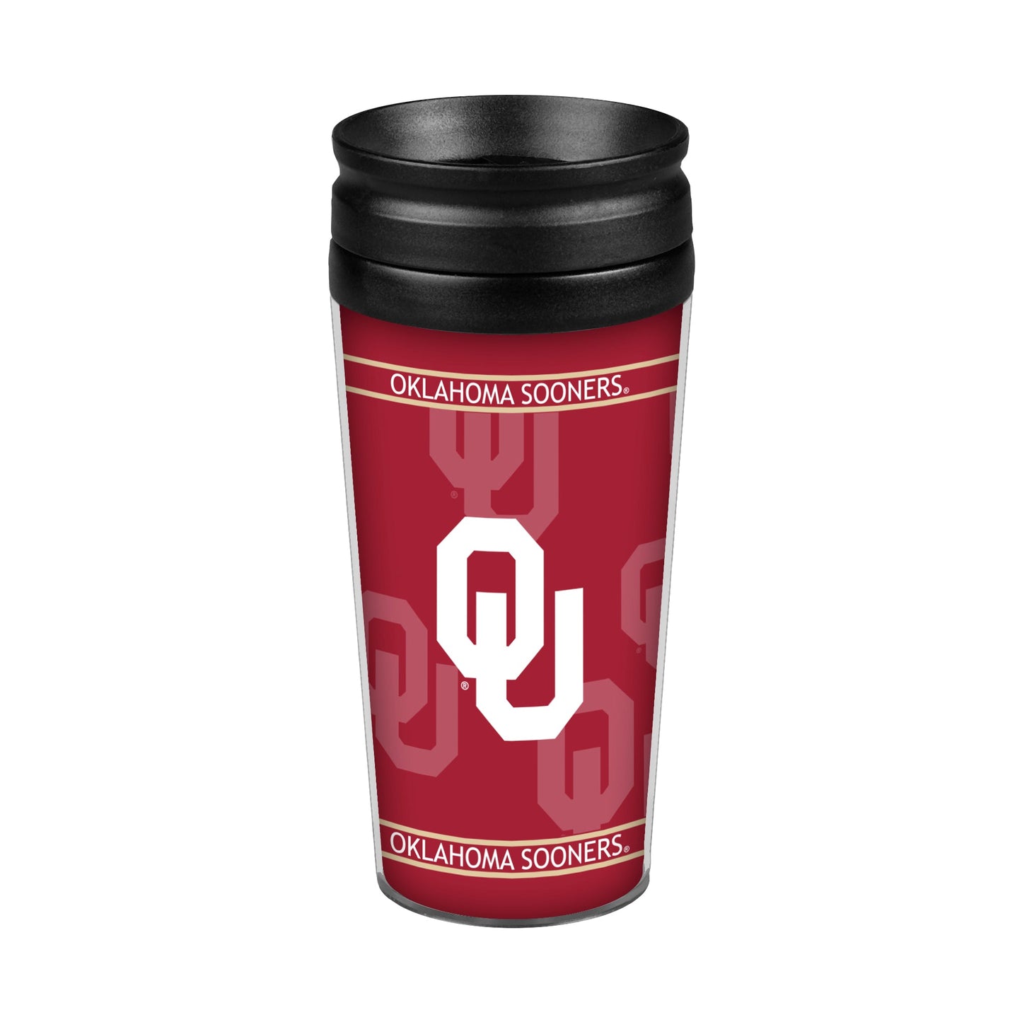 Oklahoma Sooners 14oz Full Wrap Travel Tumbler