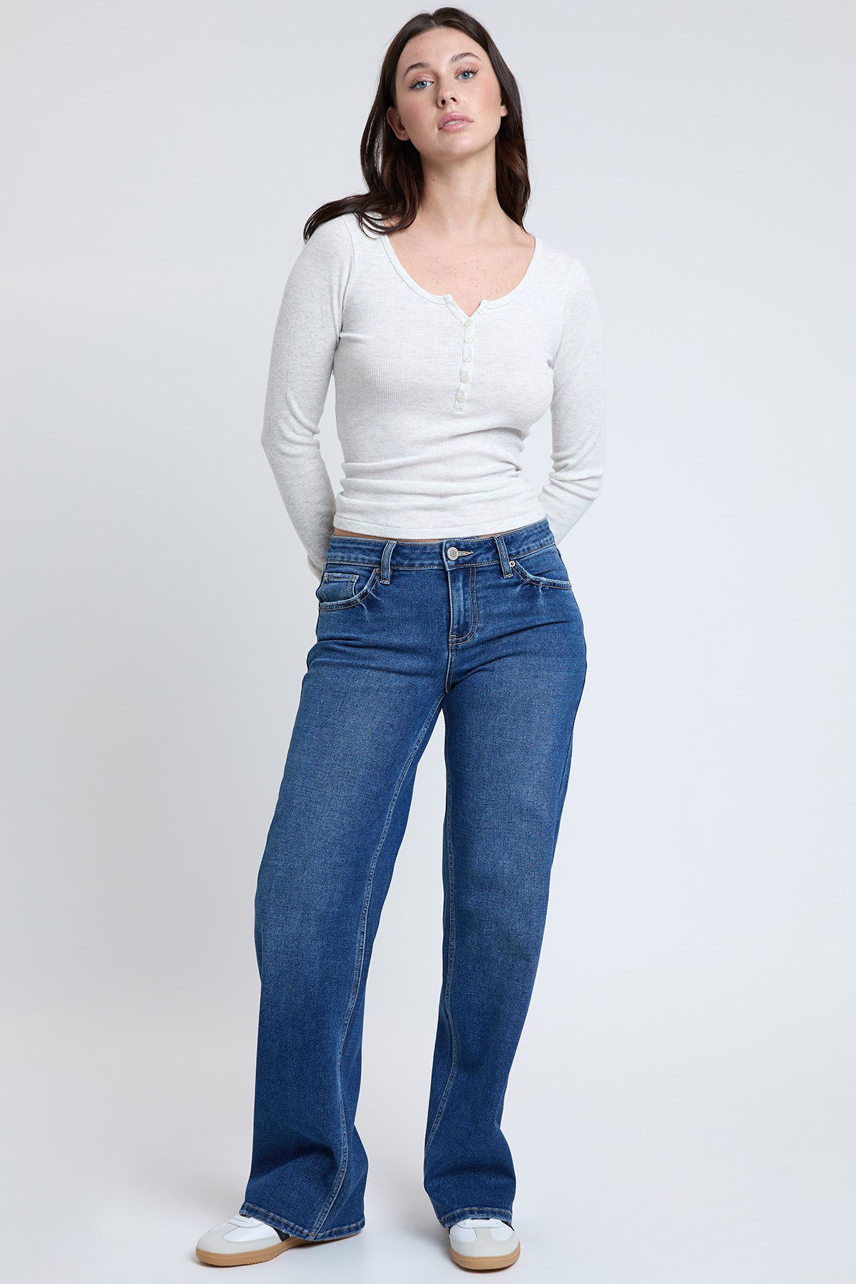 Women's Brittany Low Rise Wide Leg Jeans
