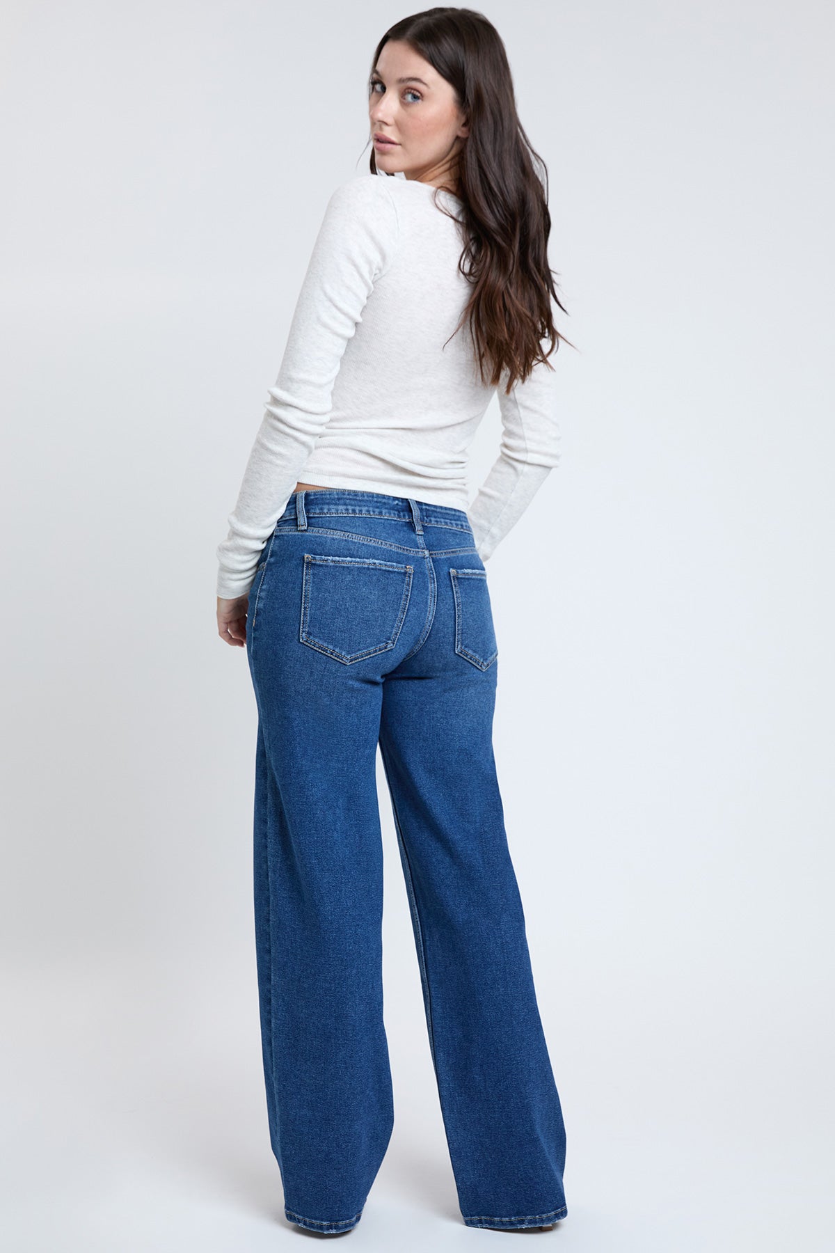 Women's Brittany Low Rise Wide Leg Jeans