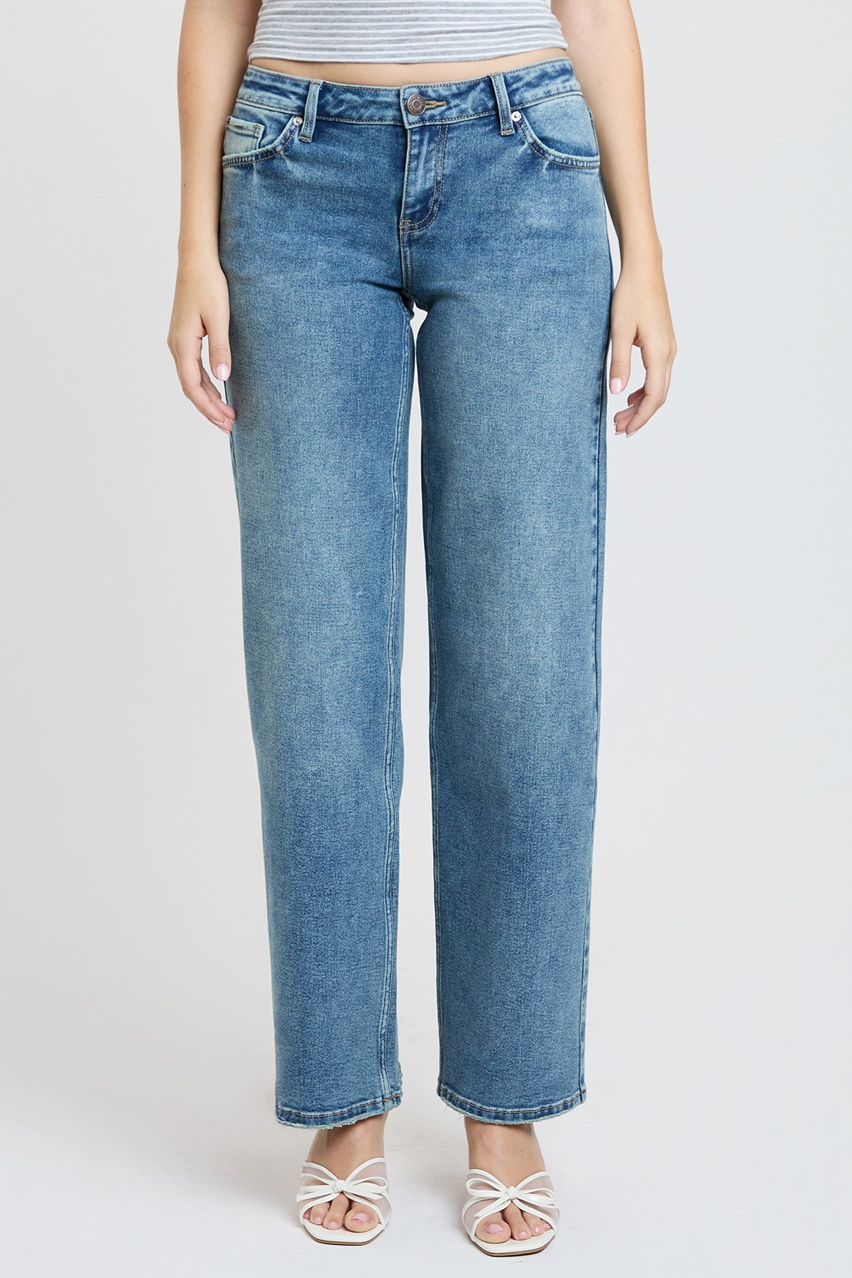 Women's Brittany Low Rise Wide Leg Jeans