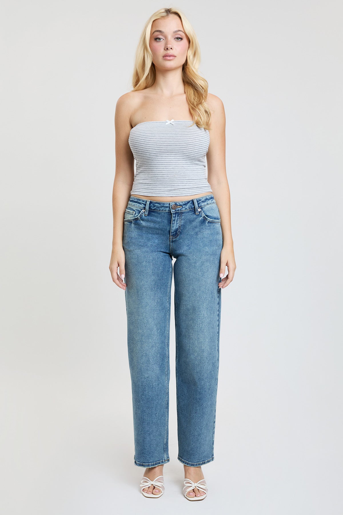 Women's Brittany Low Rise Wide Leg Jeans