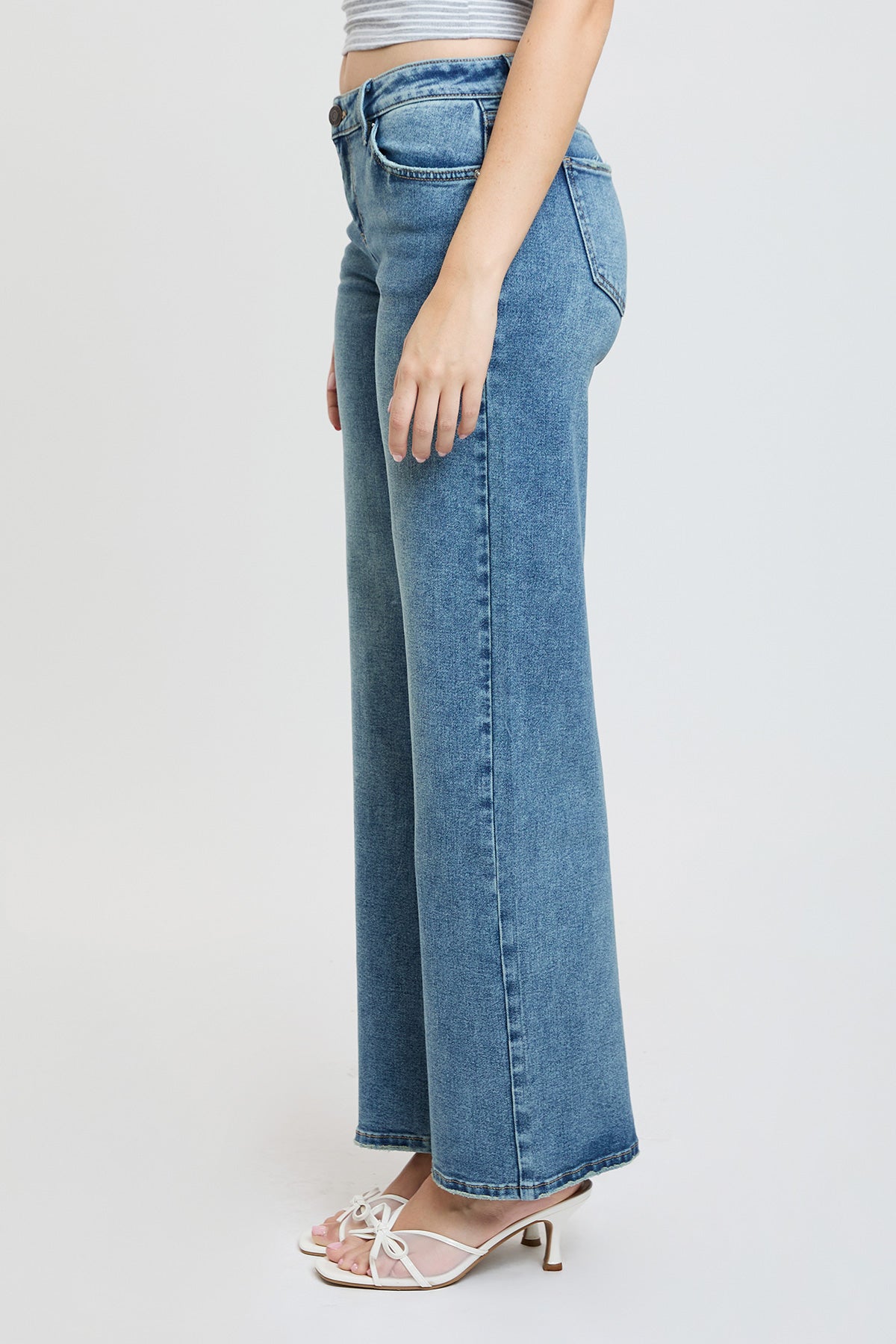 Women's Brittany Low Rise Wide Leg Jeans