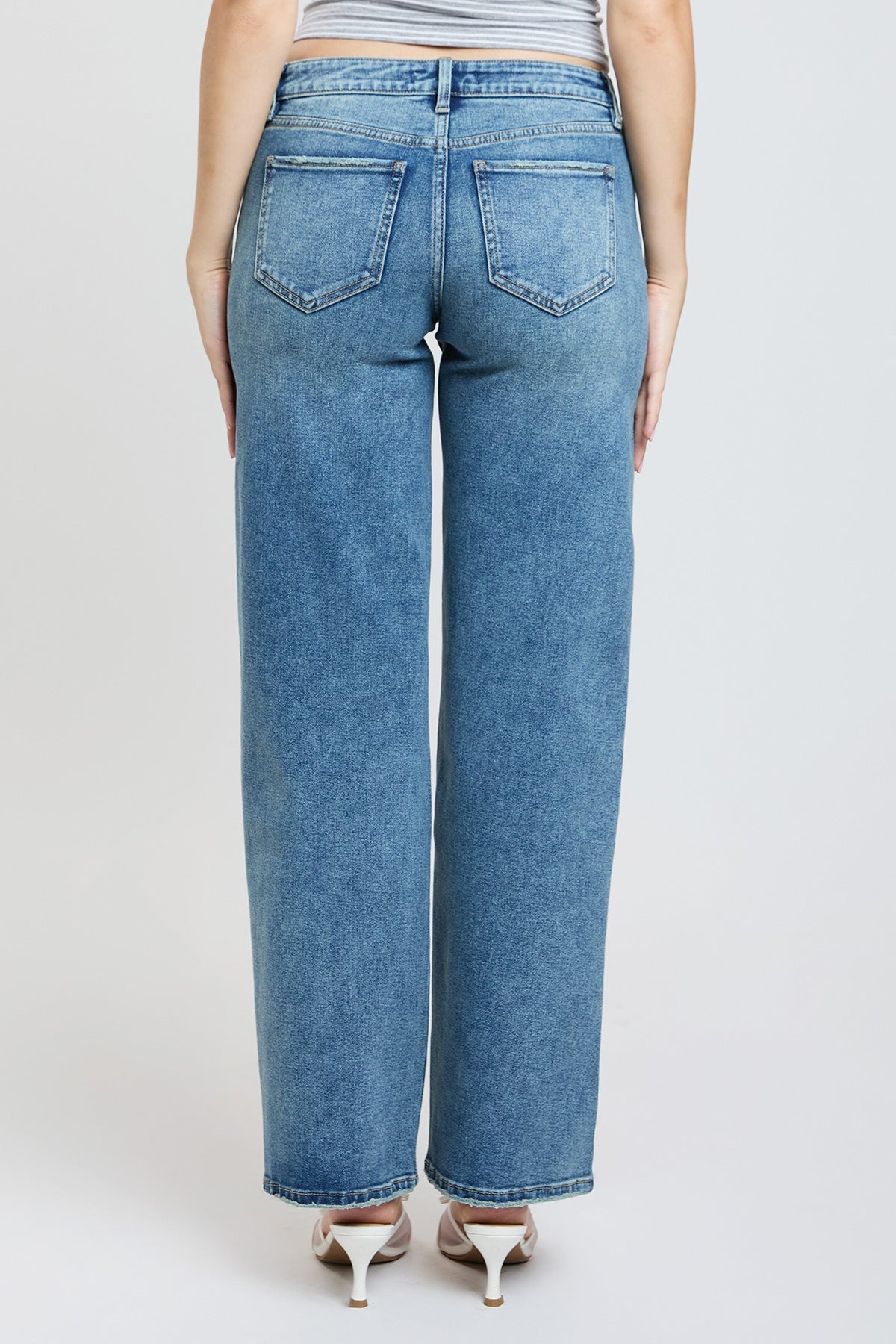 Women's Brittany Low Rise Wide Leg Jeans