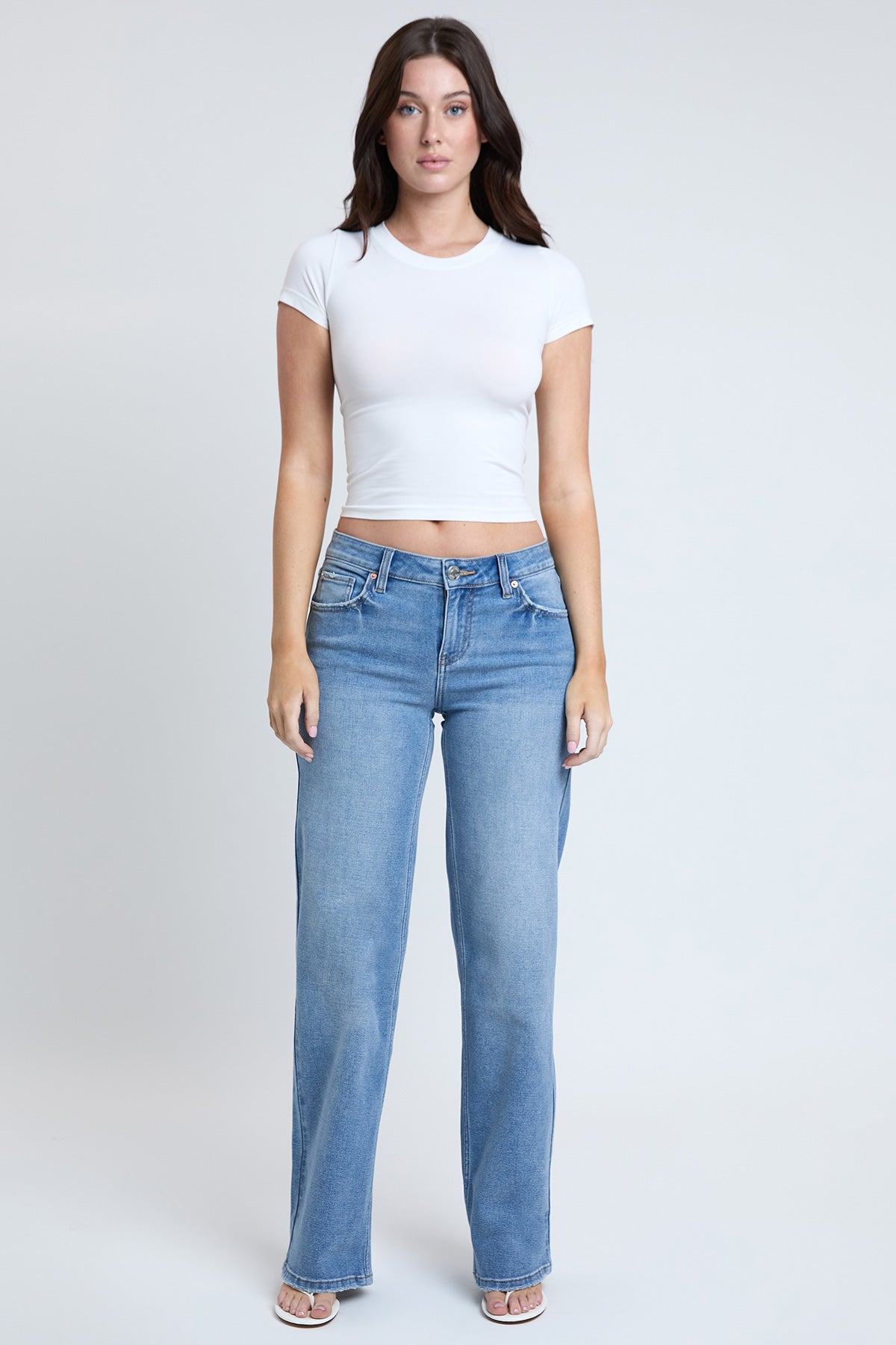 Women's Brittany Low Rise Wide Leg Jeans