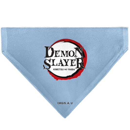 Pet Bandana - Demon Slayer Inosuke Hashibira Beast Breath Pose Chevron Blues