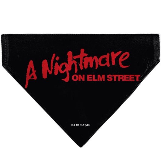 Pet Bandana - A Nightmare on Elm Street Freddy DREAM DEMON Pose Black/Red