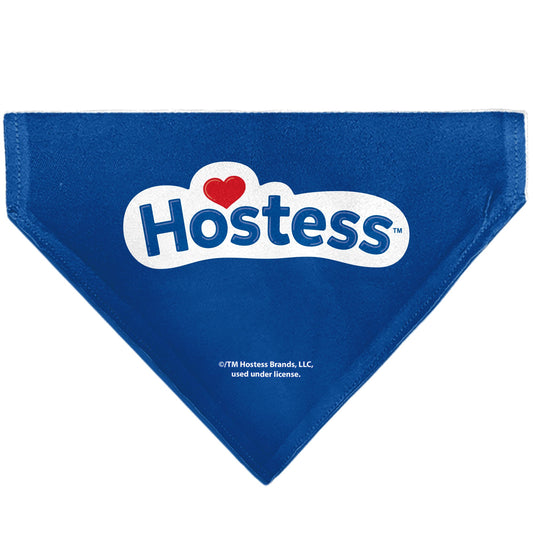 Pet Bandana - Hostess Ding Dongs and Logo Blue