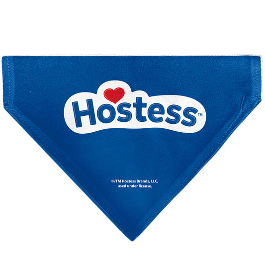 Pet Bandana - Hostess Twinkies Pieces and Logo Blue/Yellow/White
