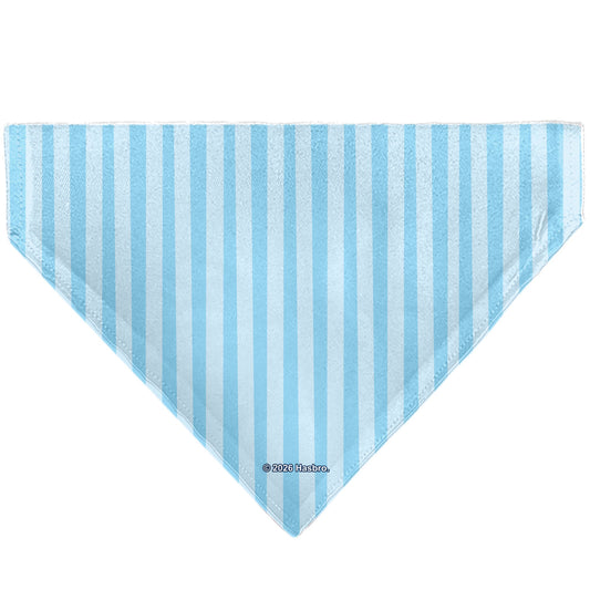 Pet Bandana - LITTLEST PET SHOP Animal Poses and Title Logo Stripe Blues